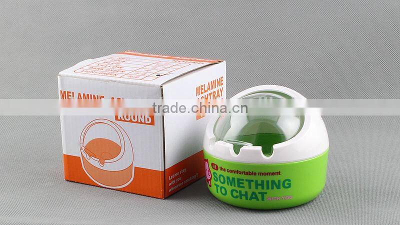 Melamine Windproof Ashtray with Lid