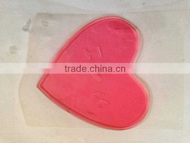 Leaf shape green PU pad