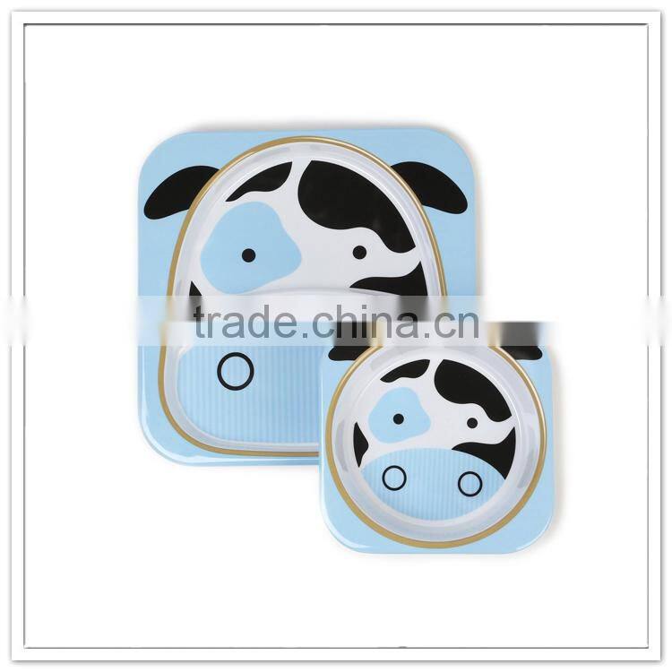 Kids safety natural resumable bulk fine square dinnerware sets, kids plate german fine china brands