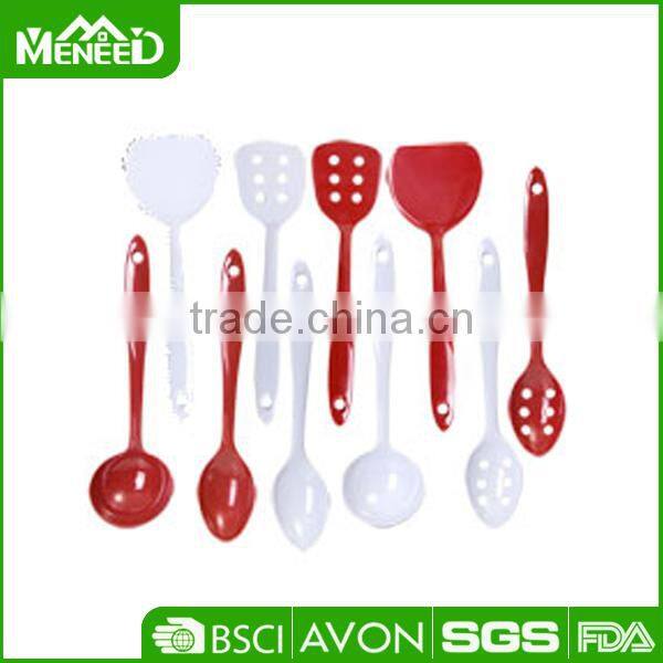 Red & white melamine cutlery,melamine spoons,melamine scoops