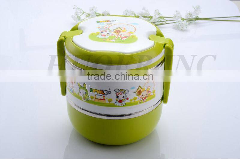 Promotional Gift Plastic Lunch Box For Kids Food Container
