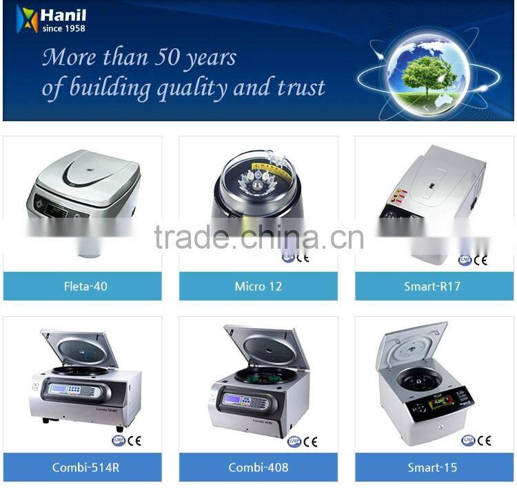 Refrigerated laboratory Large Capacity (1,000ml X 6) Multipurpose Centrifuge Separator Machine Continent 512R PLUS