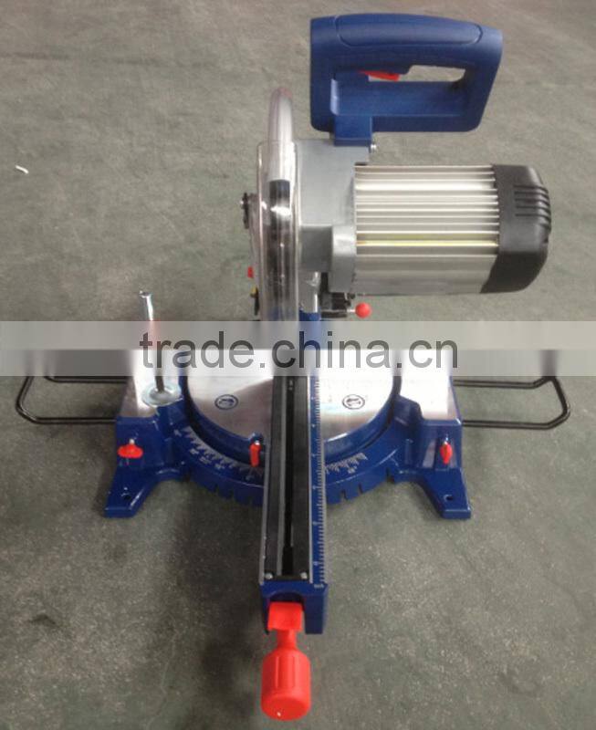 Latest 255mm 1800w Low Noise Electric Power Aluminum Wood Cutting Cut Off Table Circular Machine Induction Motor Slide Miter Saw