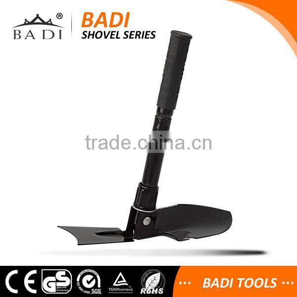 camping survival foldable camping military shovel with garden hoe