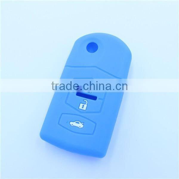 NEW SILICONE HOT BRIGHT CAR KEY COVER CASE FOR MAZDA MPS CX7 CX9