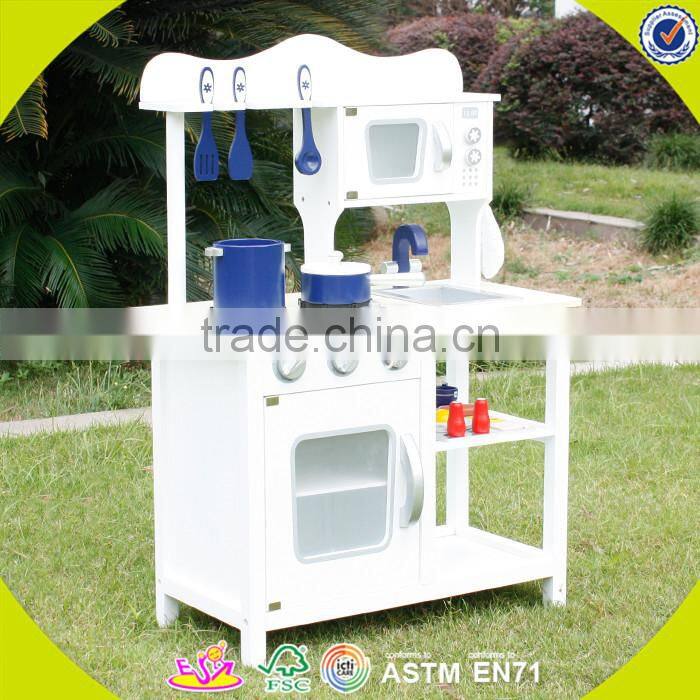 wholesale Hot sale high quality kids wooden kitchen fashionable kids wooden kitchen W10C041
