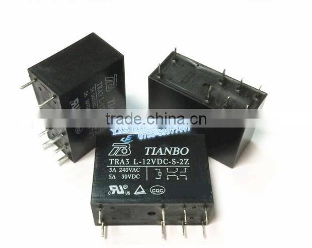 5pcs/lot power relay TRA3 L-12VDC-S-2Z in stead of G2R-2-12VDC 5A 8pin