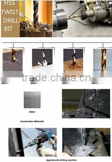 8mm nano titanium coating straight shank Hss Twist Drill Bits Cobalt Fully Ground Bright Finish drilling Metal Forged Alloy