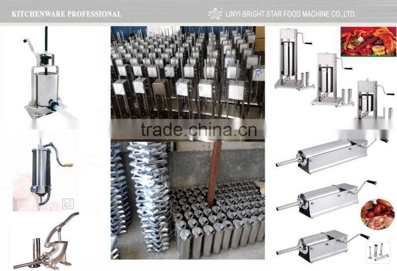 New Sausage Stuffer Vertical Stainless Steel 3L/7LB 5-7 Pound Meat Filler,Sausage Stuffer