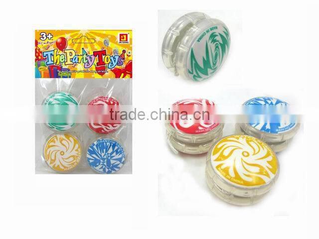 printed logo colorful new design ABS flash led light yoyo with EN71