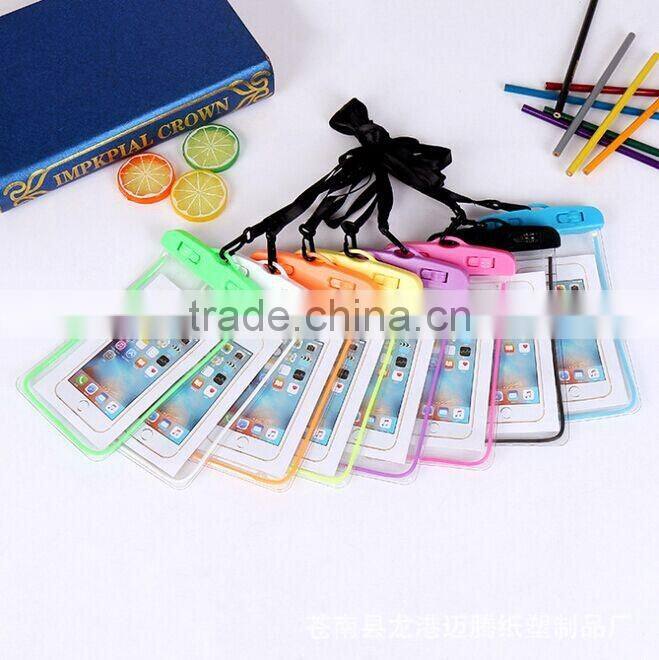 cellphone dry bag waterproof bag/ waterproof case in camping/sea beach/travelling