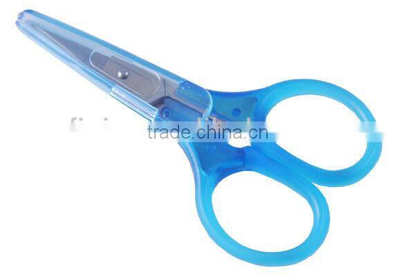 3.25" Sharp Blade Tip Plastic handle Manicure Nail Scissors