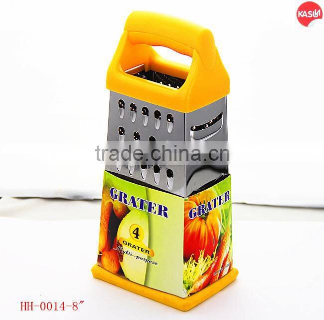 Hot sale stainless steel 8 inch 4 side grater HH0014