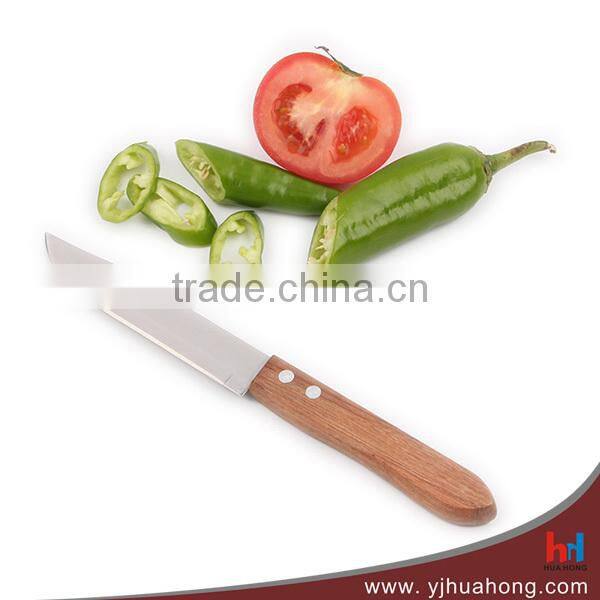 5" Mini Utility Fruit Stainless Steel Knife with Wooden Handle