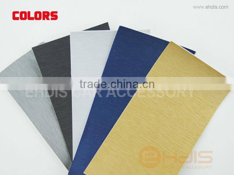 car painting sticker brushed silver color car vinyl film