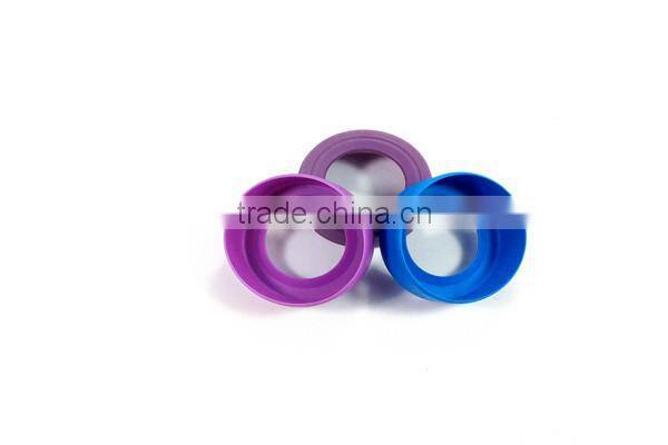 Food Grade Silicone colorful Rounded Cup seals/ Washers / Rubber Seals for Glass Bottle