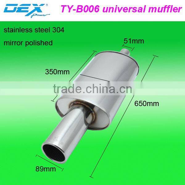 racing spare part exhaust system universal muffler performance