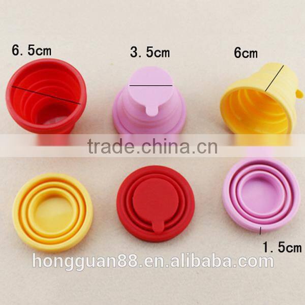 Wholesale unique cheap portable silicone collapsible custom foldable cups