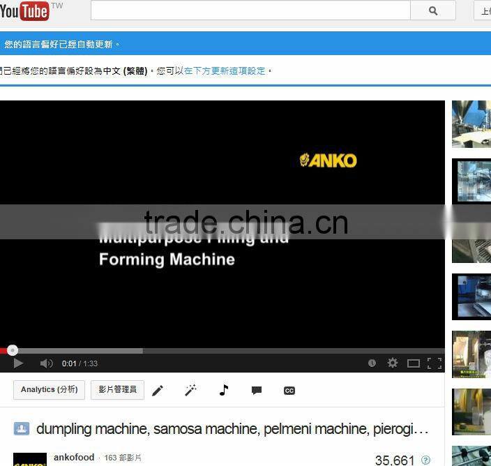 Automatic High Capacity Kreplach Machine