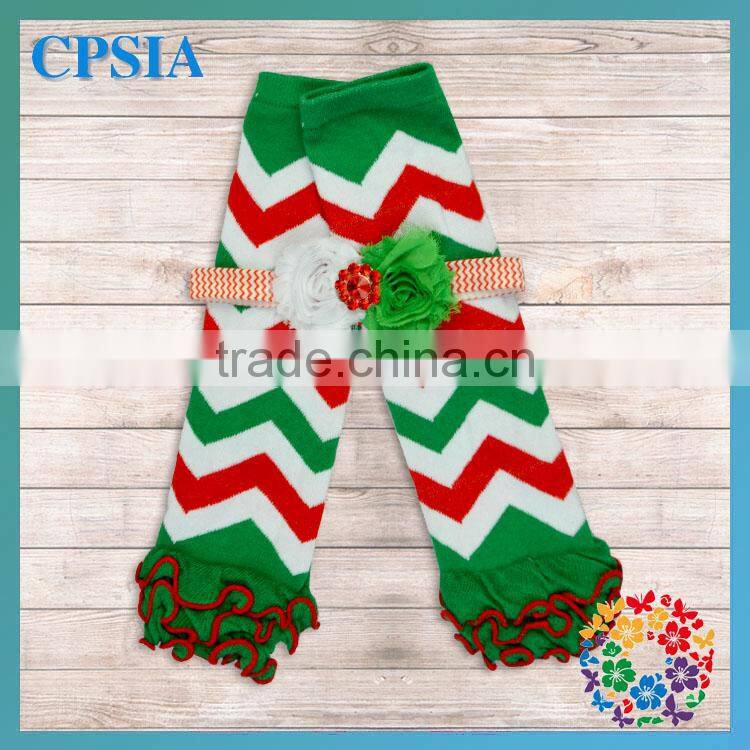 2014 Boutique Girls Clothing Hot pink and White Baby Zig Zag leg warmers