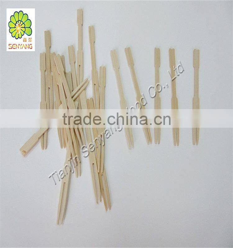 disposable birch wood fruit fork