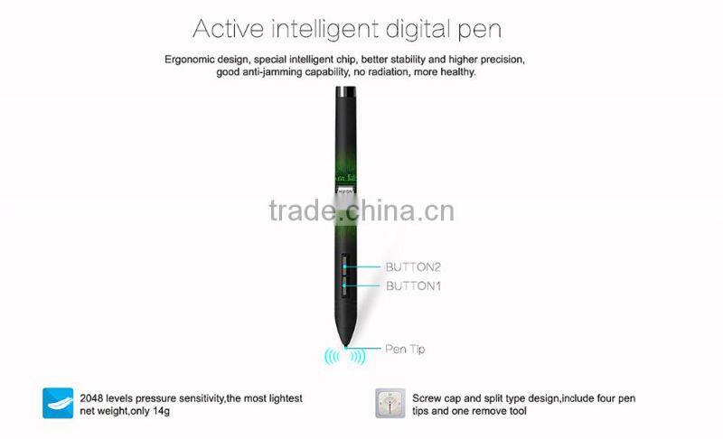 New!Genuine Huion DWH69 Professional Kids Drawing or Signature Pad Wireless Graphic Tablet