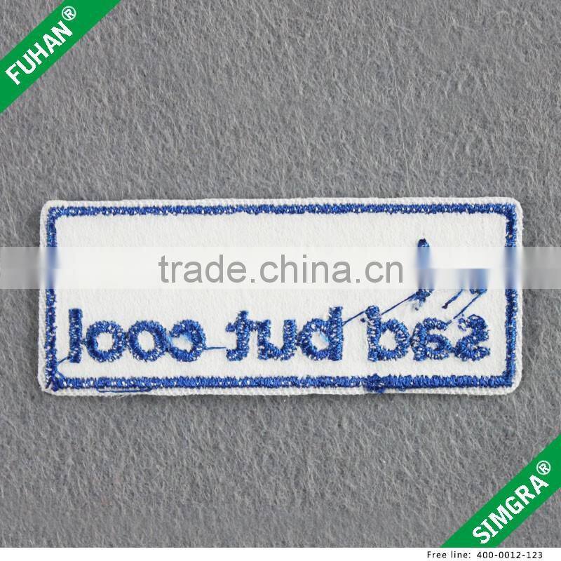 Custom Delicate Sew On Embroidery Badge