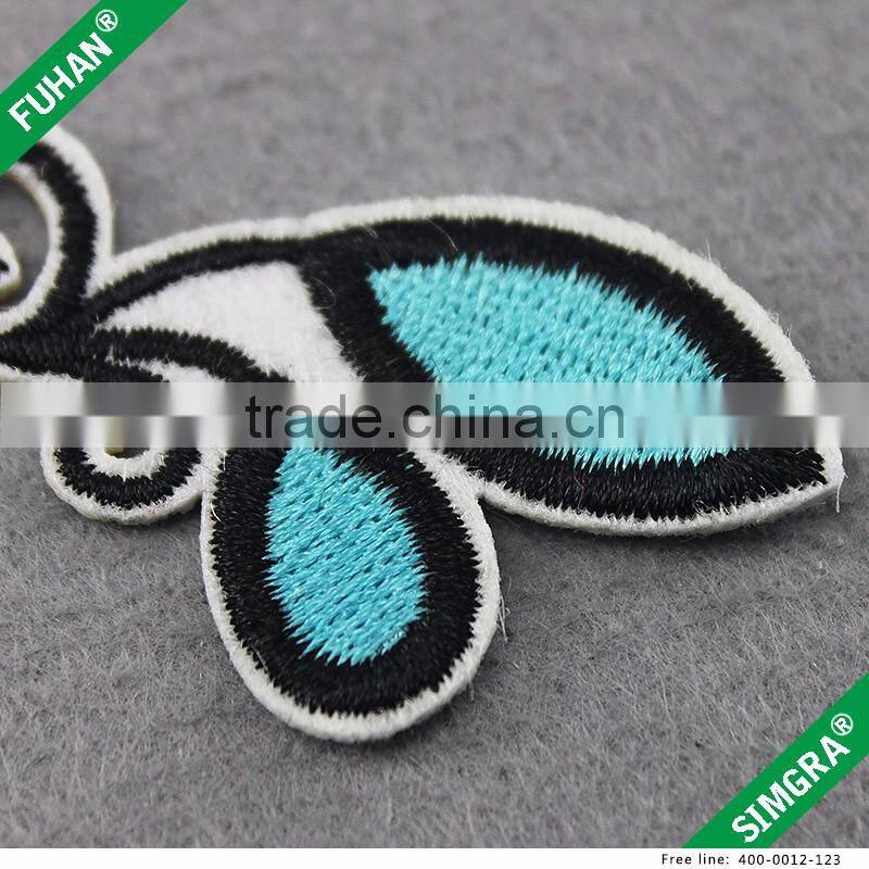 Hangzhou Garment Accessories Custom Design Hats Sewing Embroidery Badges