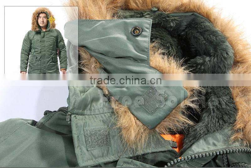 Seibertron N-3B Parka Men's Winter Outdoor Parka Military Windbreaker parka