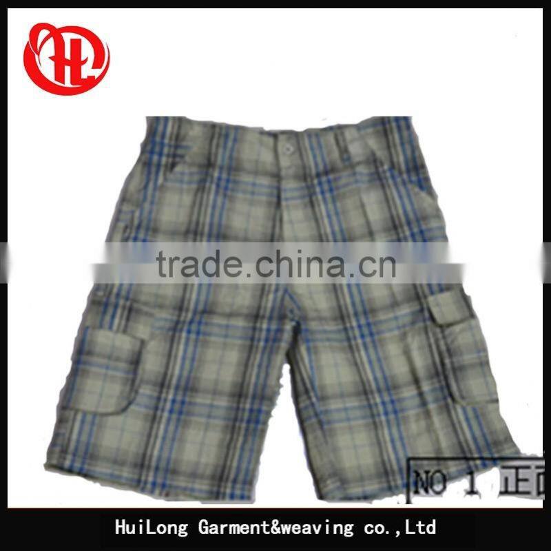 short pants cheap trousers bulk wholesale cargo mens plaid shorts