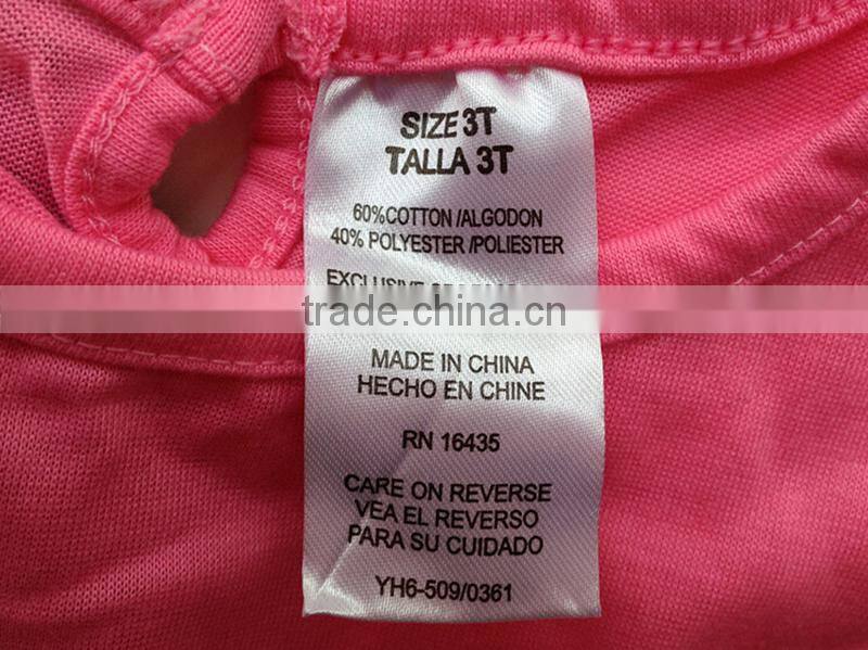 wholesale baby summer clothes kids girl printing t shirts