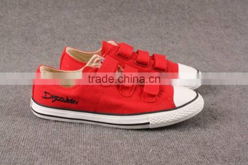 Cheap nice colorful canvas shoes kids China overstock clearance