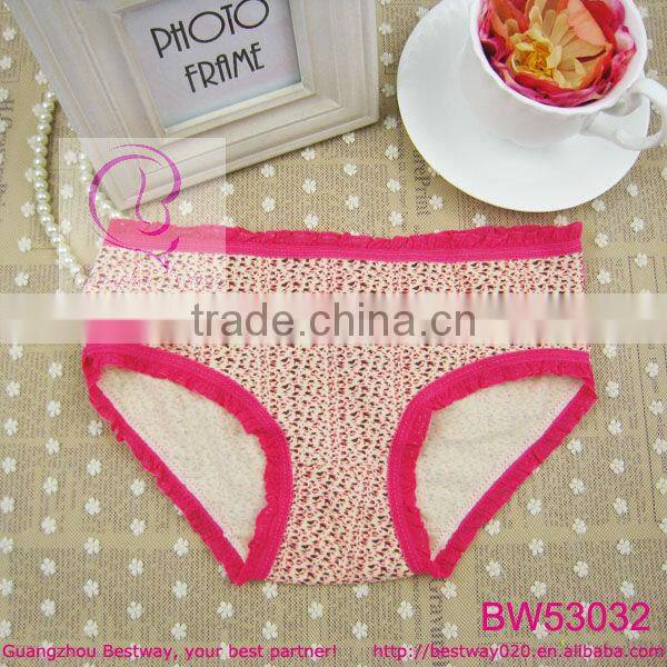 Sex iamges soft briefs panty with lace in stock