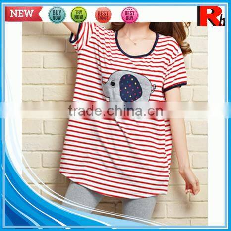 Alibaba china 100% cotton soft stripe custom wholesale formal dresses for pregnant women