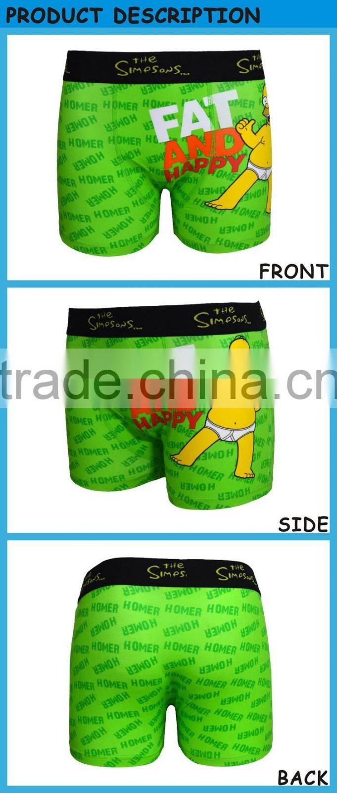 Factory Best Selling Men Underwear Boxer 2018