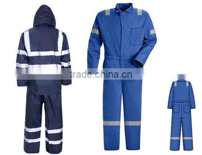 High Quality Wholesale Mens Coverall Reflective Safety Hi Vis Workwear