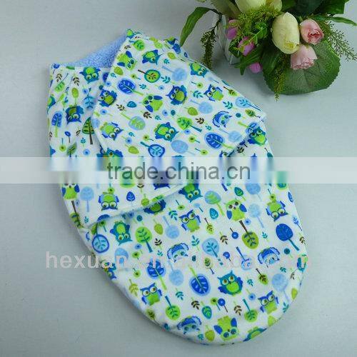 Double coral velvet newborn infant sleeping bag