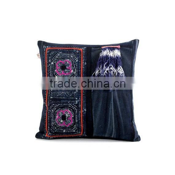 hmong cushion - vintage hmong batik cushion, pillow case, pillow, ooak