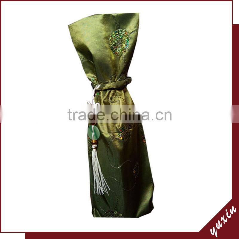 Contemporary cheapest hotsell silk wine display stand cover WB1-005