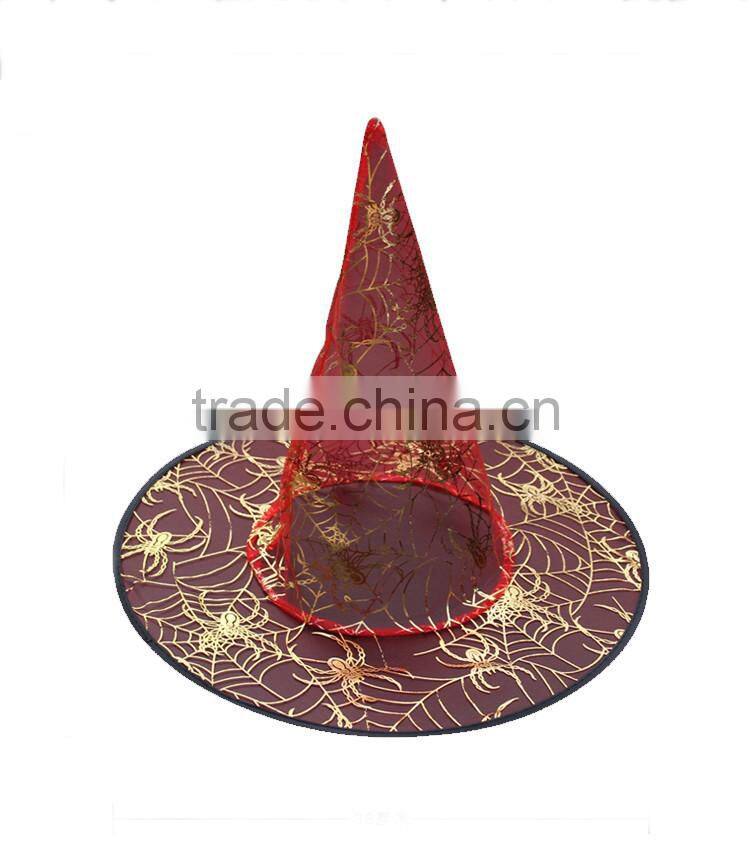 custom cheap wholesale witch hat colorful women's hat halloween witch hat