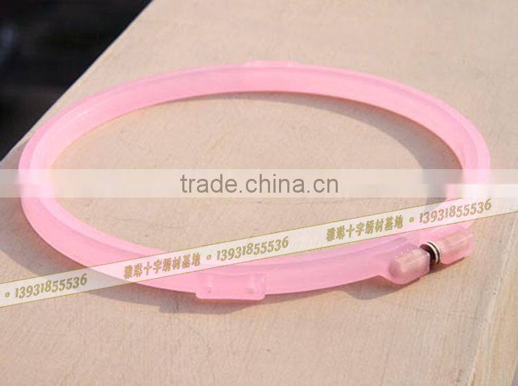 purple China tambour colorful embroidery frames plastic hoops frosted embroidery hoop craft hoops cross stitch 15cm 21cm