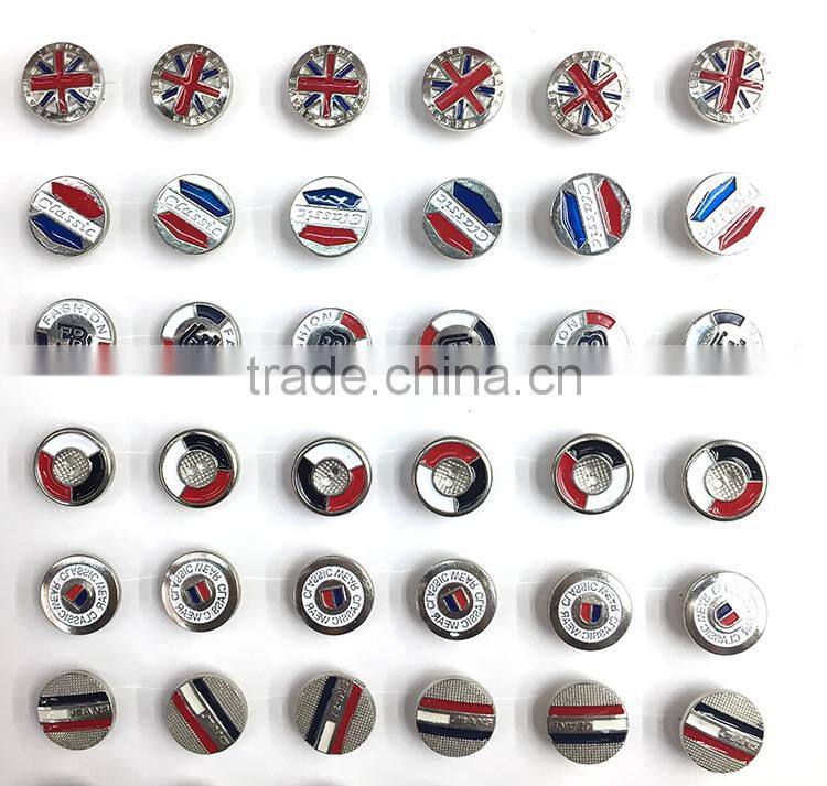 Fashionable Accessories Anti Copper Blazer Metal Buttons For Jeans