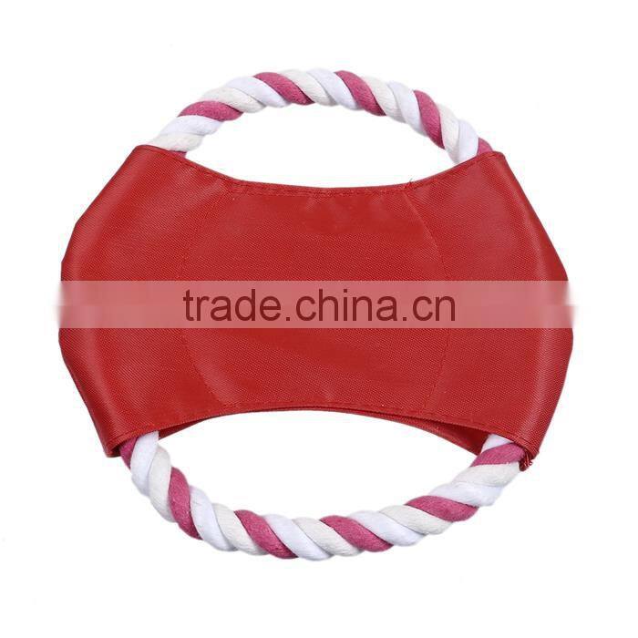 Cotton Pet Products Chew Molar Toy Durable Round Fuchsia