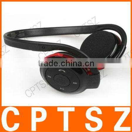 BH-503 Bluetooth Stereo Handsfree Headset - Black + Red