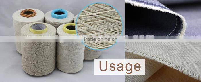 HAGO Brand Ne10s/1black recycled yarn weaving for fabric viscose cotton polyester yarn