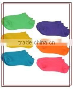 women plain colored rich luxury cotton ankle socks