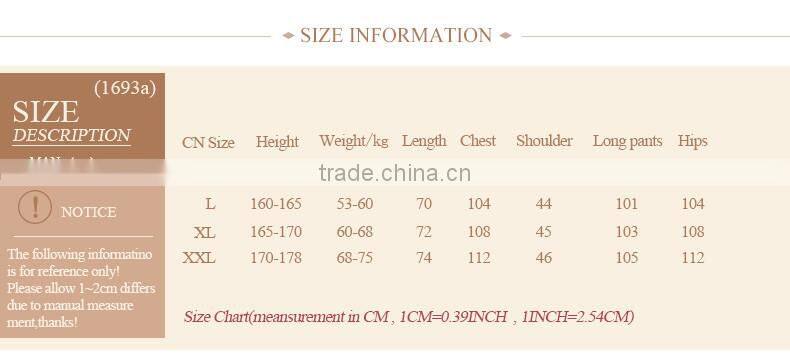 Wholesale Qianxiu Autumn Long Sleeves Cotton Comfort Knit Cotton 100 Mens Male Sleepwear