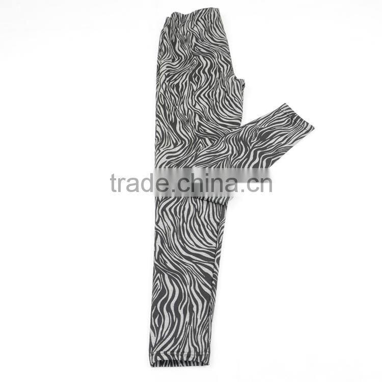 women zebra patterned leggings/tube pantyhose