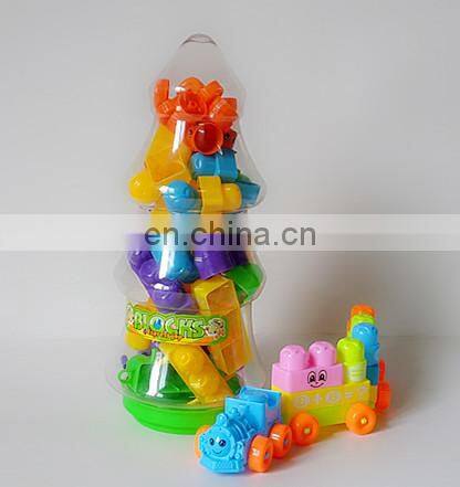 2014 B/O building block car and animal series play set