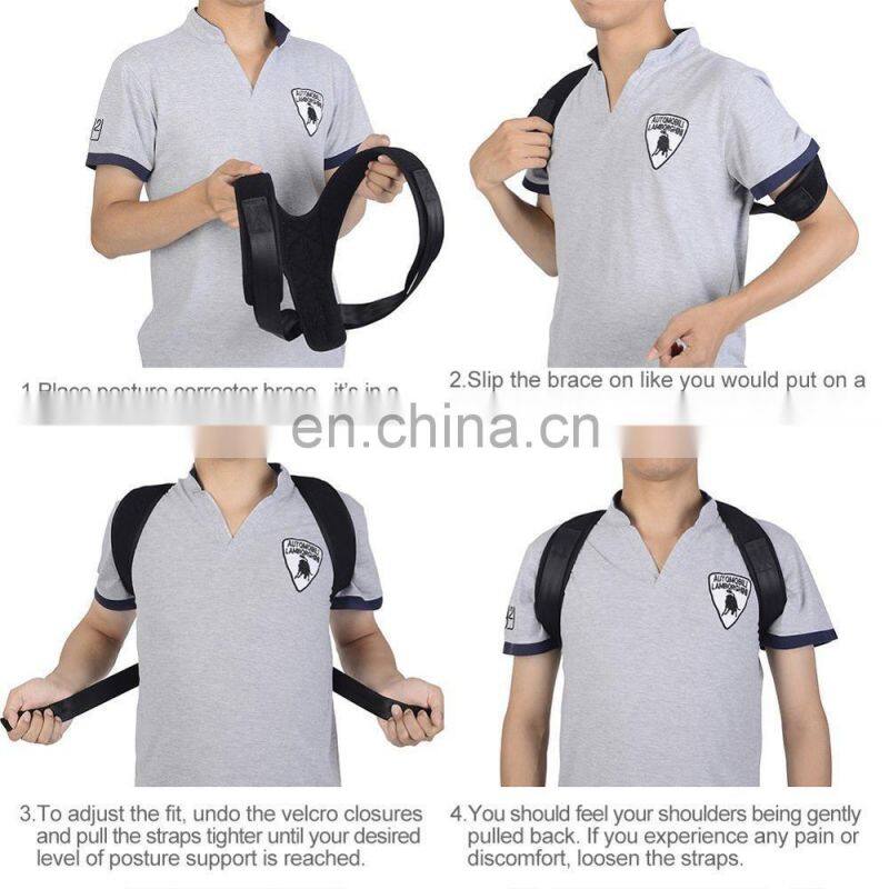 Back Posture Corrector Clavicle Support Brace for Women & Men